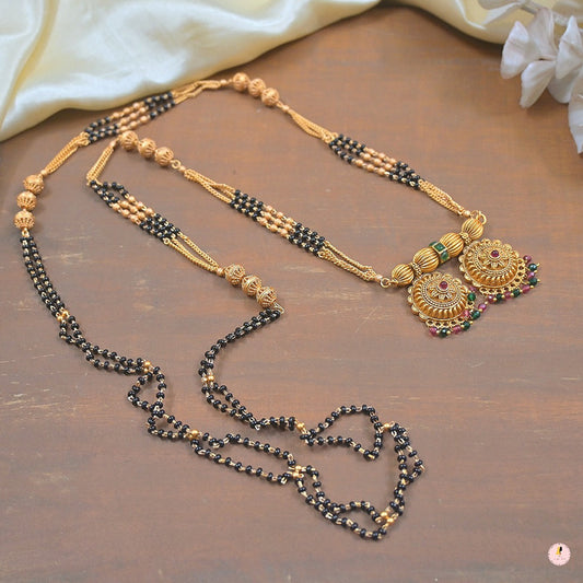 Rajwadi Copper Mangalsutra