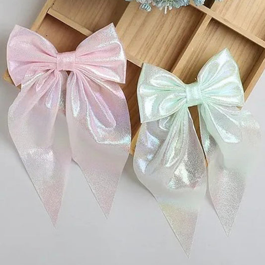 Glossy Hair Bows - Pack of 6