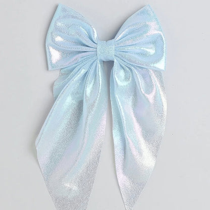 Glossy Hair Bows - Pack of 6