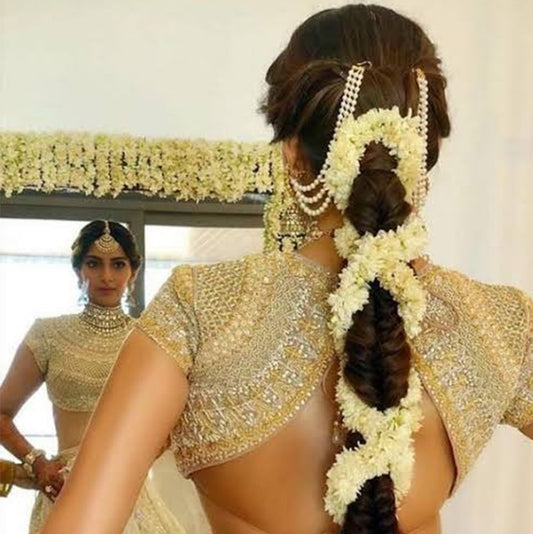 Artificial Reusable Mogra Gajra for Her