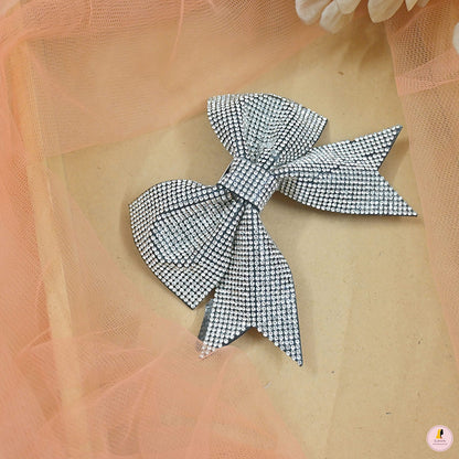 Luxe Shiny Black Bow