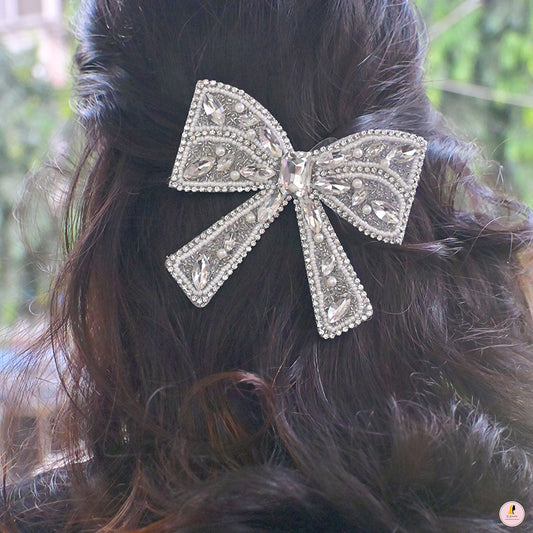 Blingy Diamond Studded Bow