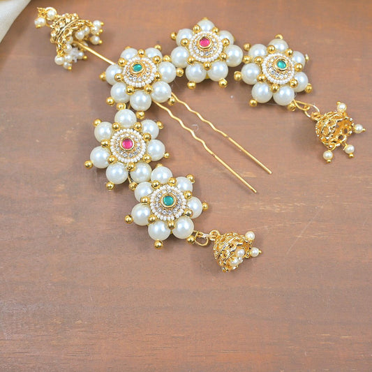 Chandrakor Khopa Pin Juda Pin Hair Bun - 4