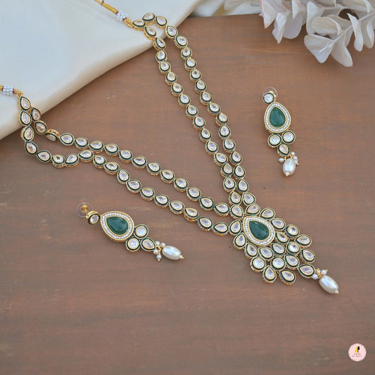 Prerna Reverse AD Short Mala Set