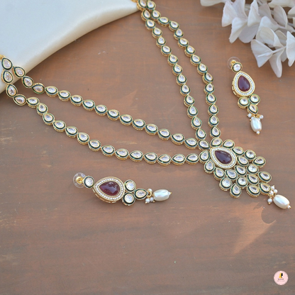 Prerna Reverse AD Short Mala Set