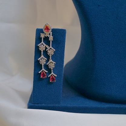 Sophia Dual Tone AD Jewellery Set