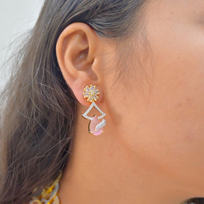 Avantika Dual Tone Dainty Diamond Set