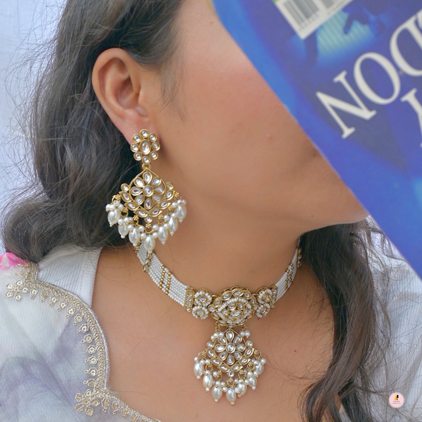 Anshul Antique Pearl Choker Set