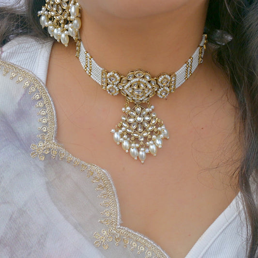 Anshul Antique Pearl Choker Set