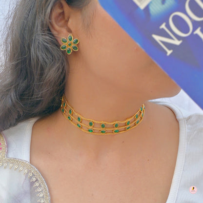Suditi Copper Choker Set