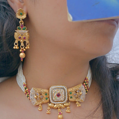 Soni Rajwadi Jewellery Set