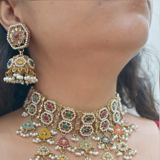 Mehar Waterfall Jewellery Set