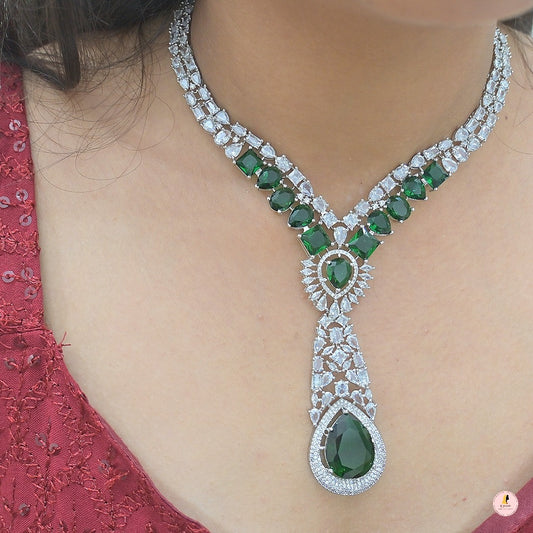 Stylish Tripti American Diamond Set