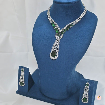 Stylish Tripti American Diamond Set