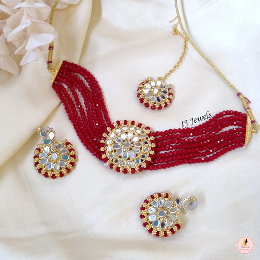 Hina Mirrorwork Choker