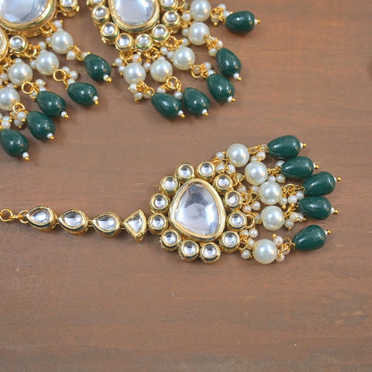 Rhea Semi Bridal Kundan Choker Set