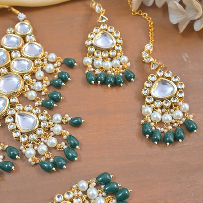 Rhea Semi Bridal Kundan Choker Set