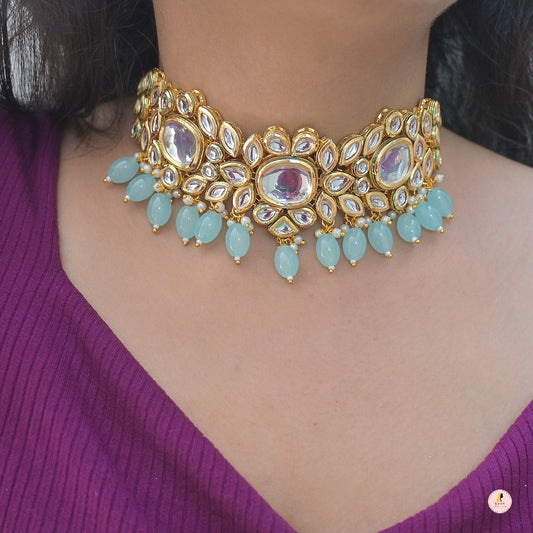 Sharmin Colorful Kundan Choker