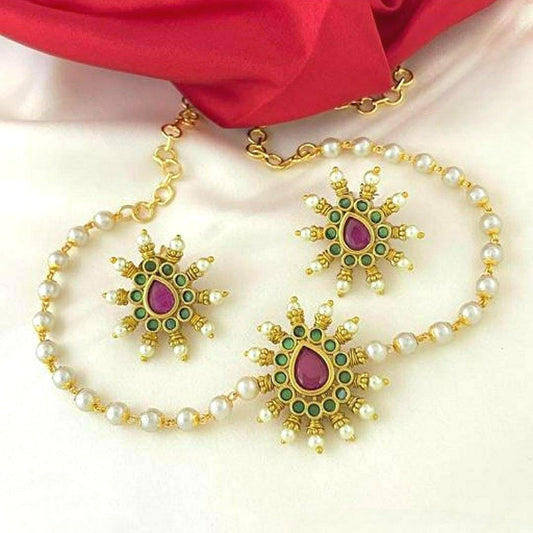 Aradhna Elegant Kemp Jewellery Set