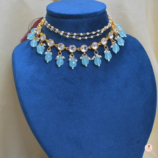 Fiona Pearl Layered Jewellery Set