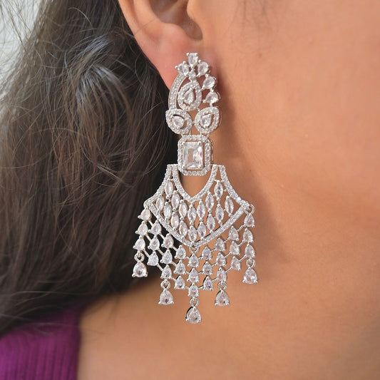 Suzzanne Diamond Chandelier Earrings