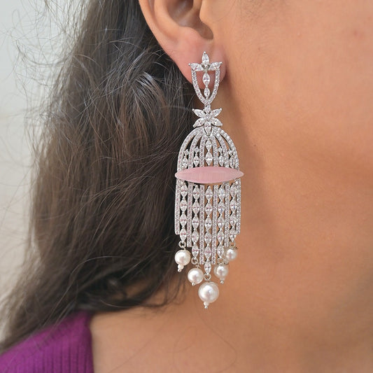 Sophia Dangling Pearl Earrings