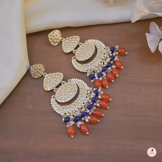 Uma Light Gold Plated Light Weight Chaandbalis