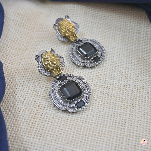 Leena Premium Brass Earrings