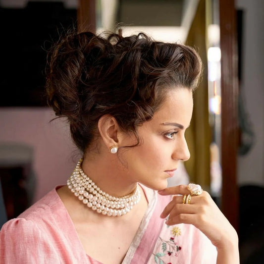 Classic Pearl Layered Choker