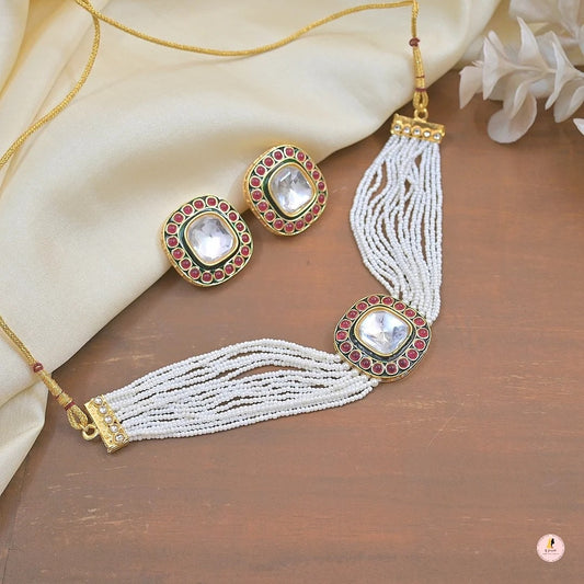 Aarushi Meenawork Kundan Choker 3