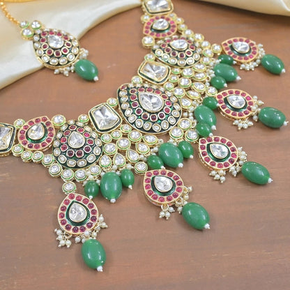 Jaswinder Traditional Kundan Semi Bridal Choker