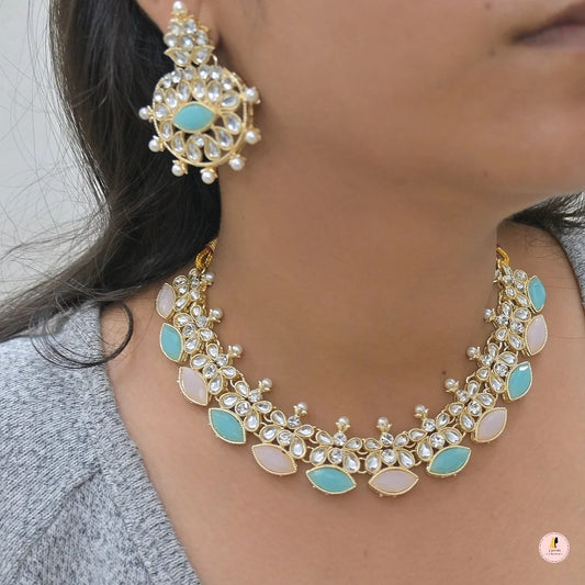 Rishika Light Gold Plated Versatile Set