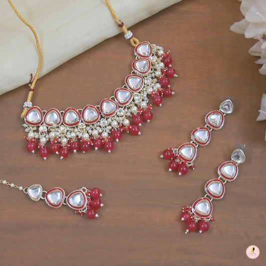 Ananta Meenawork Colorful Neckpiece