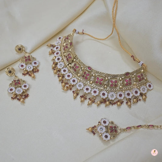 Akanksha Traditional Rajwadi Choker Set