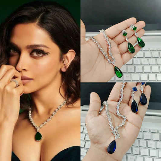 Deepika Padukone Inspired Pearl Drop AD Set