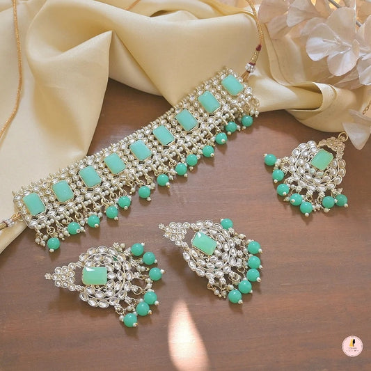 Preeti Colorful Kundan Choker