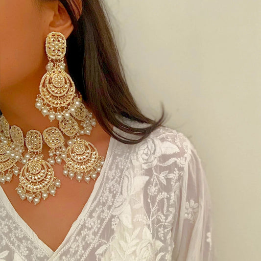 Muskan Pachi Kundan Premium Choker Set