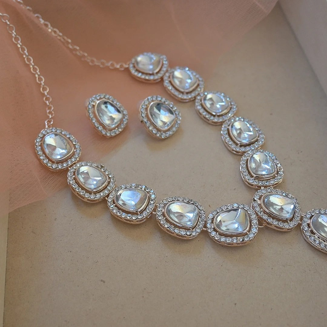 Kiara Rose Gold Elegant Set