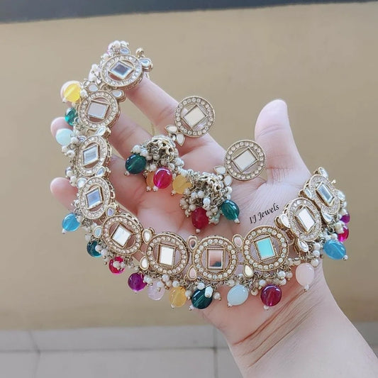 Slesha Multicolor Neckpiece