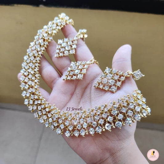 Janhavi 2-in-1 Set - White Color