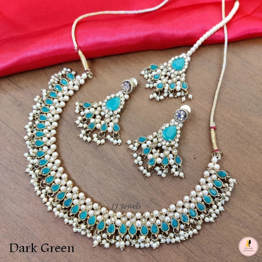 Traditional 2-in-1 choker neckpiece
