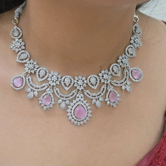 Bhavya AD Neckpiece Set