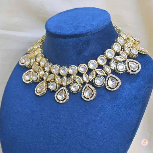 Premium Kundan Neckpiece For Her - 3