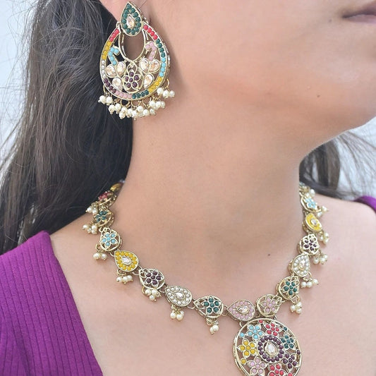 Arlin Multi Color Pendant Set