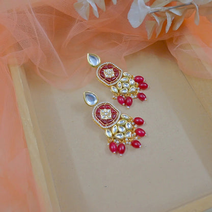 Reha Unique Kundan Earrings
