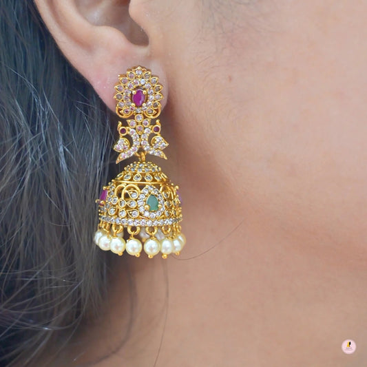 Padmini Kemp AD Golden Jhumkas - 2