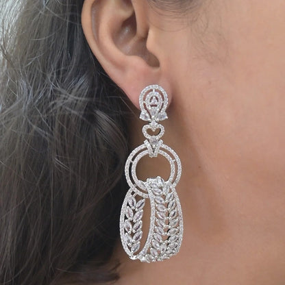 Queeny Premium Diamond Earrings
