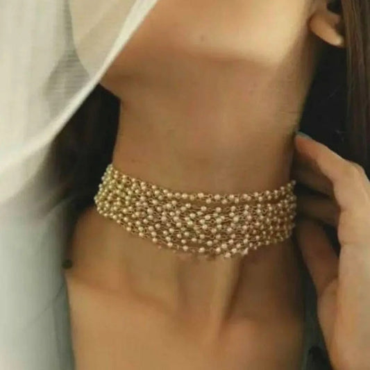 Sumaya Pearl Layered Jewellerv Set