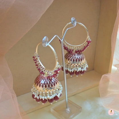Ridhima Meenawork Lightweight Jhumkas