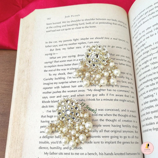 Cute Pachi Kundan Studs